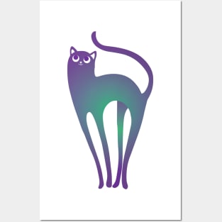 Stretchy Cat Posters and Art